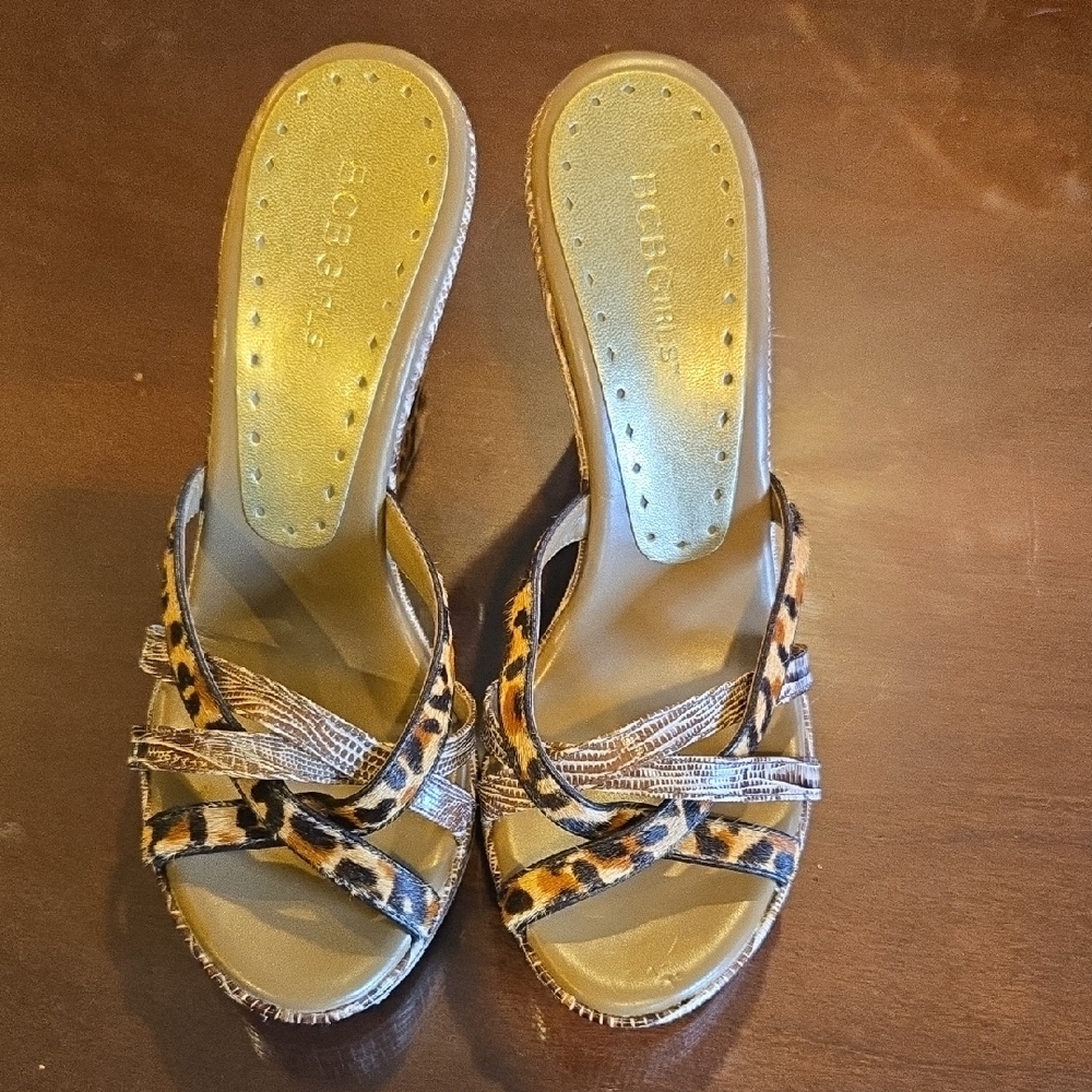 BCBGirls  Animal Print Leopard Heels